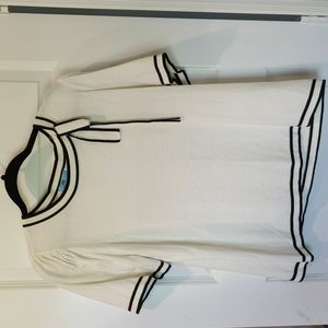 White Sweater with Tie